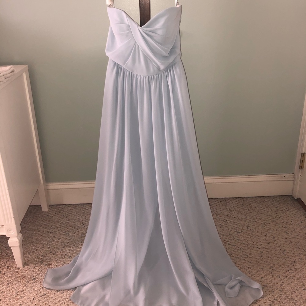 Strapless Gown in Mist - Picture 4 of 8